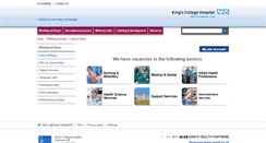 Desktop Screenshot of jobs.kch.nhs.uk